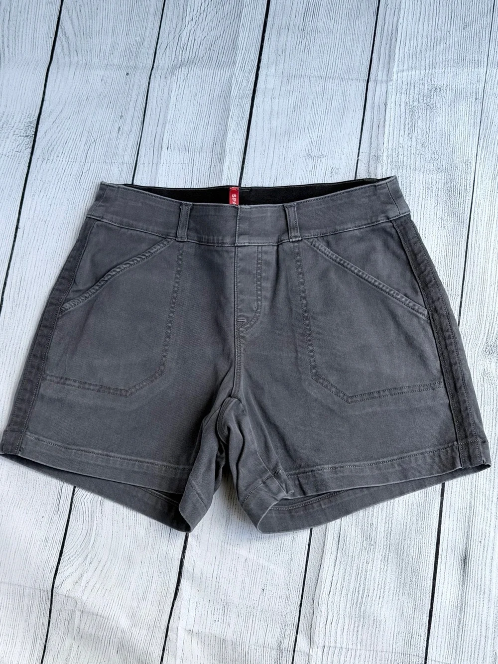SPANXsupersmooth Stretch Twill High Rise Shaping Shorts Small